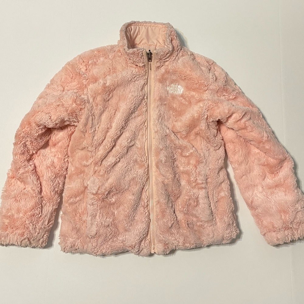 The North Face Girls Medium (10-12) Pink SOFT Reversible Warm Winter Jacket